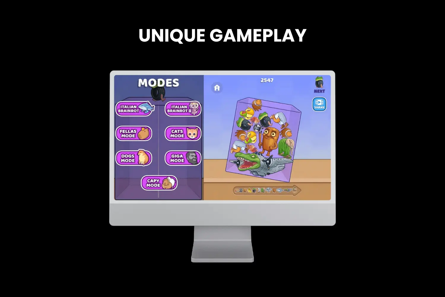 unique gameplay